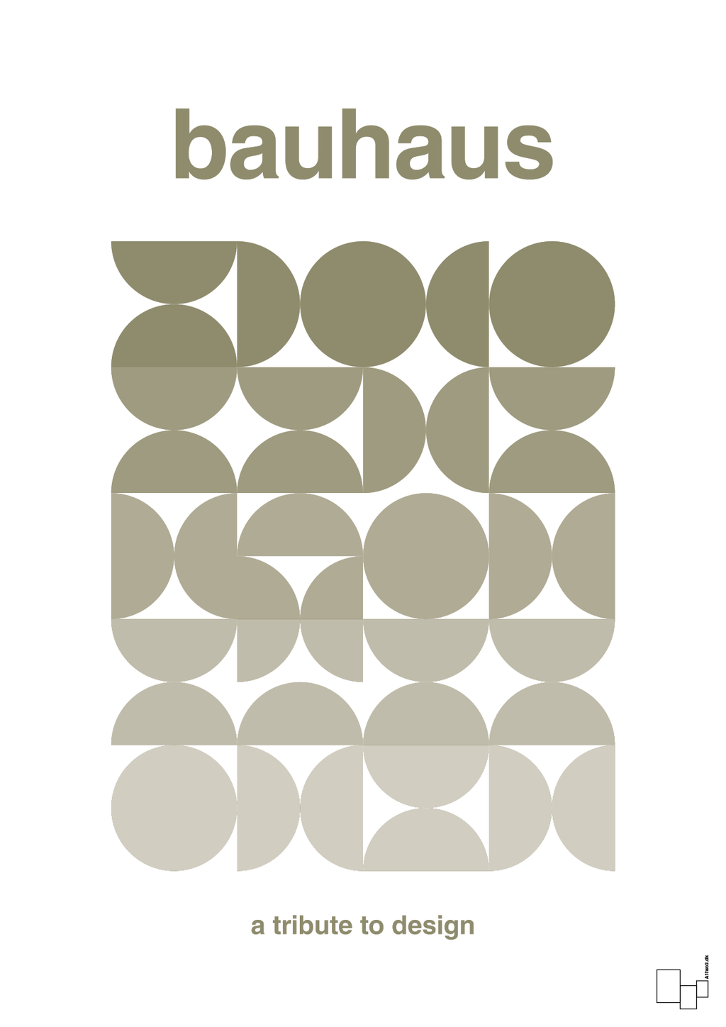 plakat: bauhaus #8 - misty forrest-bauhaus-A1two3