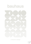 plakat: bauhaus #8 - painters white-bauhaus-A1two3