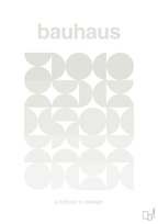plakat: bauhaus #8 - painters white-bauhaus-A1two3