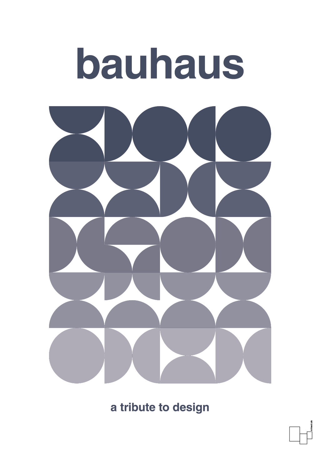plakat: bauhaus #8 - petrol-bauhaus-A1two3