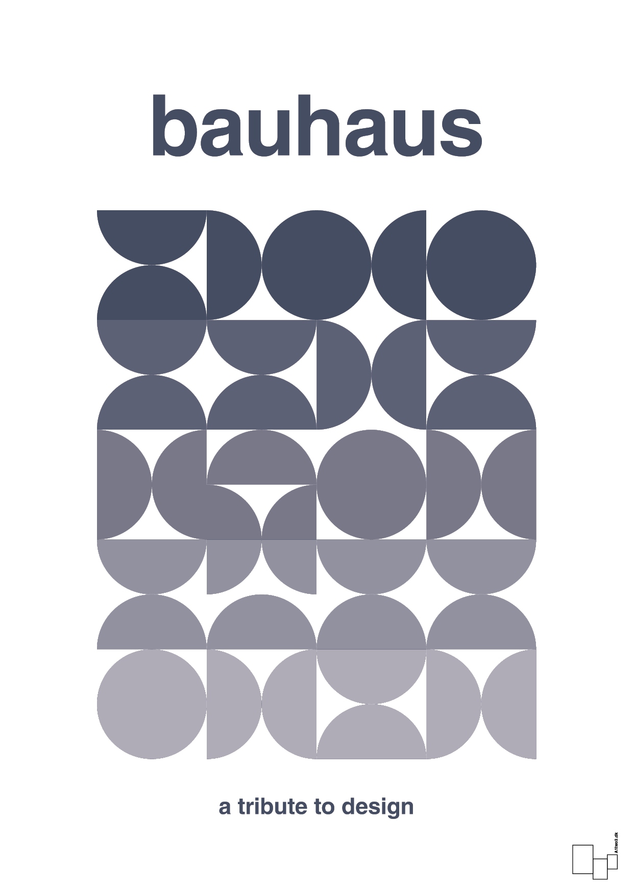 plakat: bauhaus #8 - petrol-bauhaus-A1two3