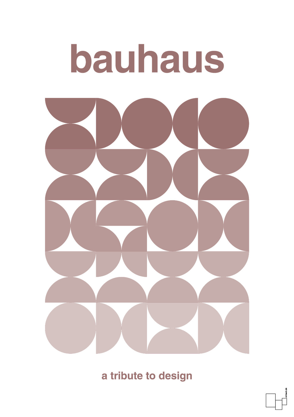 plakat: bauhaus #8 - plum-bauhaus-A1two3