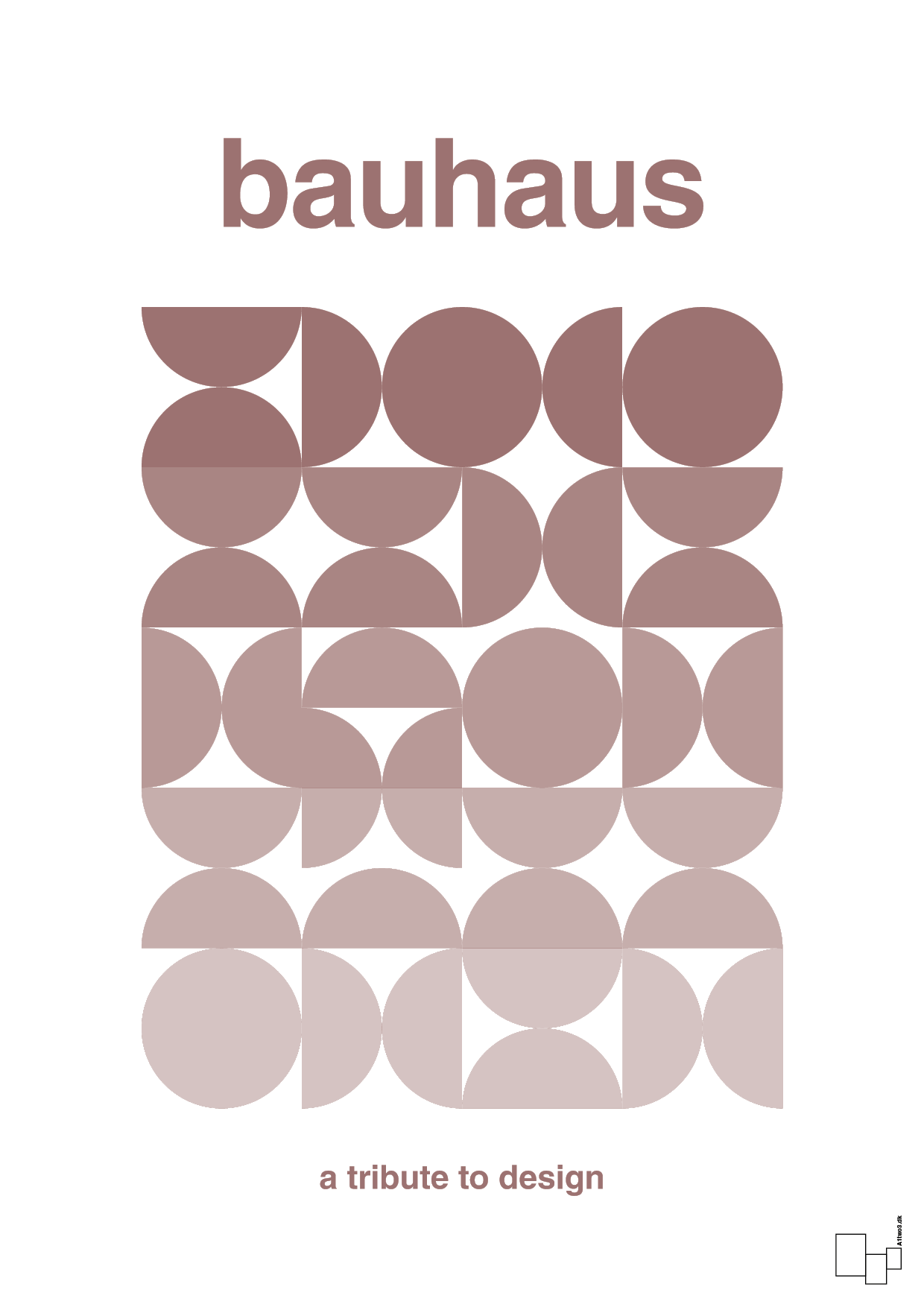 plakat: bauhaus #8 - plum-bauhaus-A1two3
