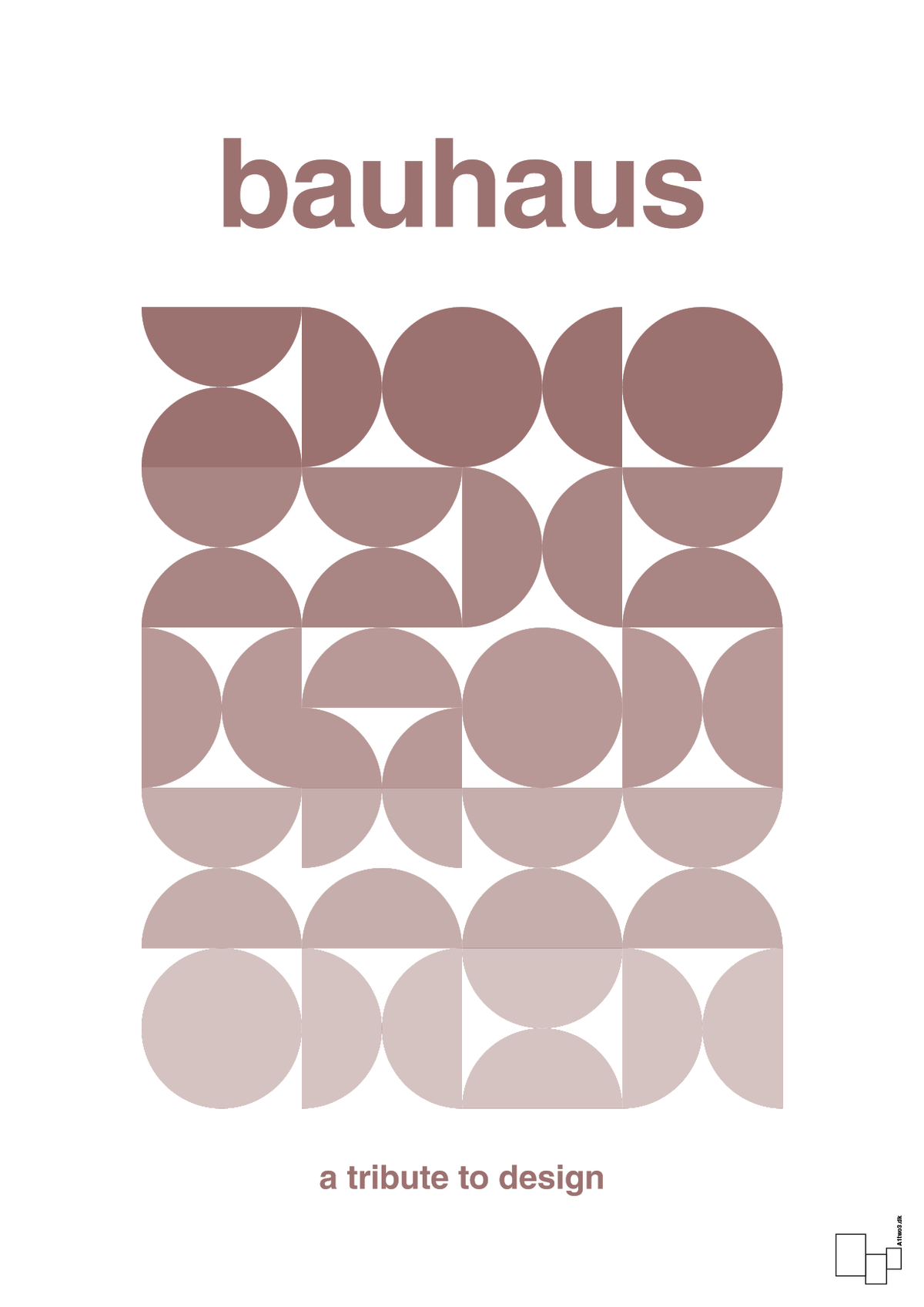 plakat: bauhaus #8 - plum-bauhaus-A1two3