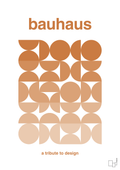 plakat: bauhaus #8 - rumba orange-bauhaus-A1two3