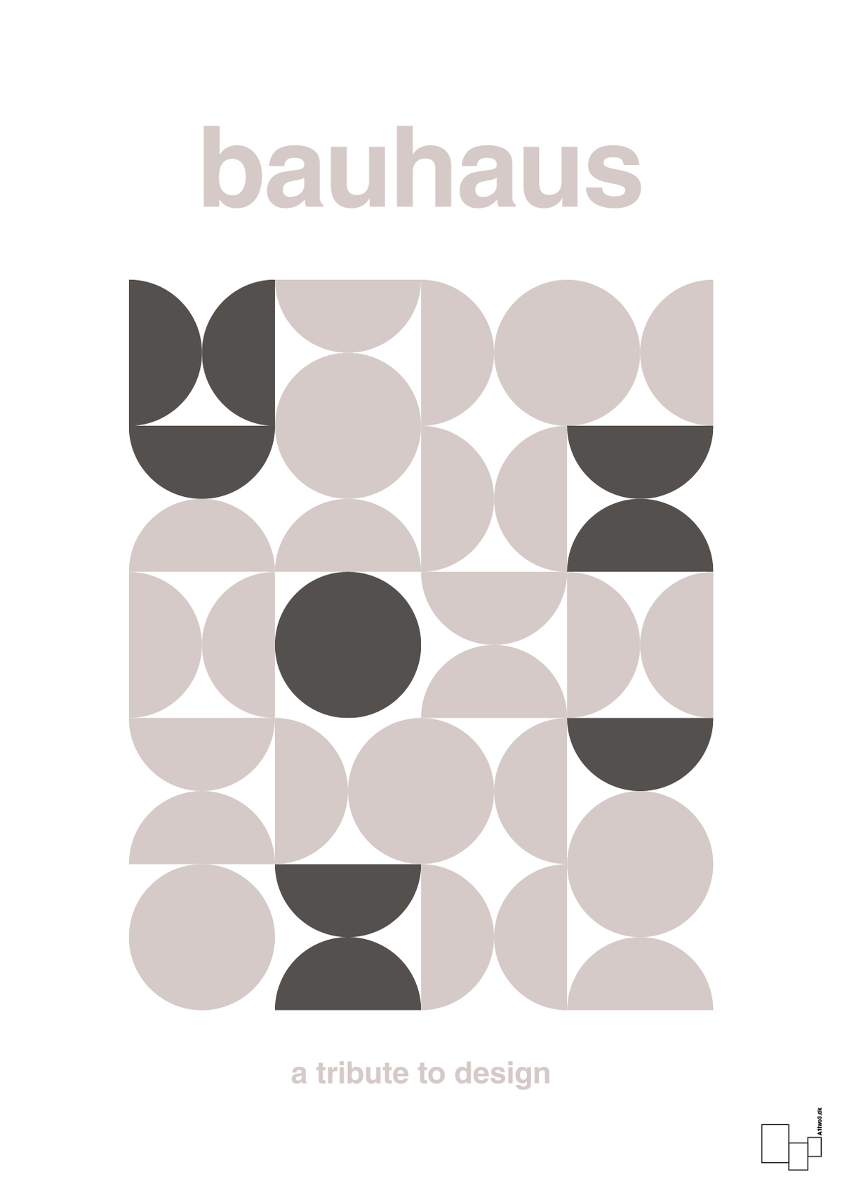 plakat: bauhaus #9 - broken beige-bauhaus-A1two3