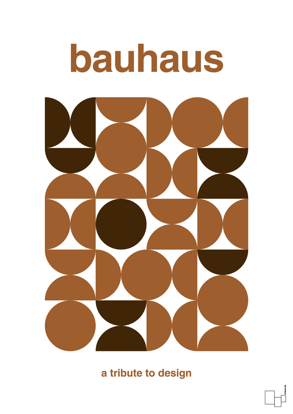 plakat: bauhaus #9 - cognac-bauhaus-A1two3