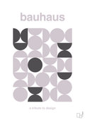plakat: bauhaus #9 - dusty lilac-bauhaus-A1two3