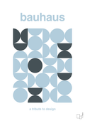plakat: bauhaus #9 - heavenly blue-bauhaus-A1two3