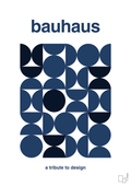 plakat: bauhaus #9 - lapis blue-bauhaus-A1two3