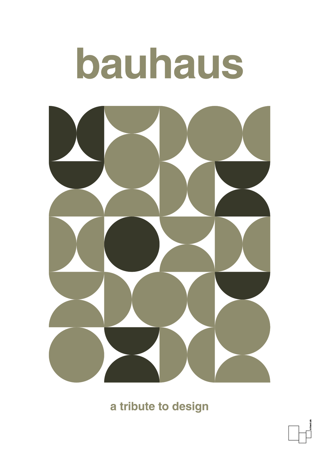 plakat: bauhaus #9 - misty forrest-bauhaus-A1two3