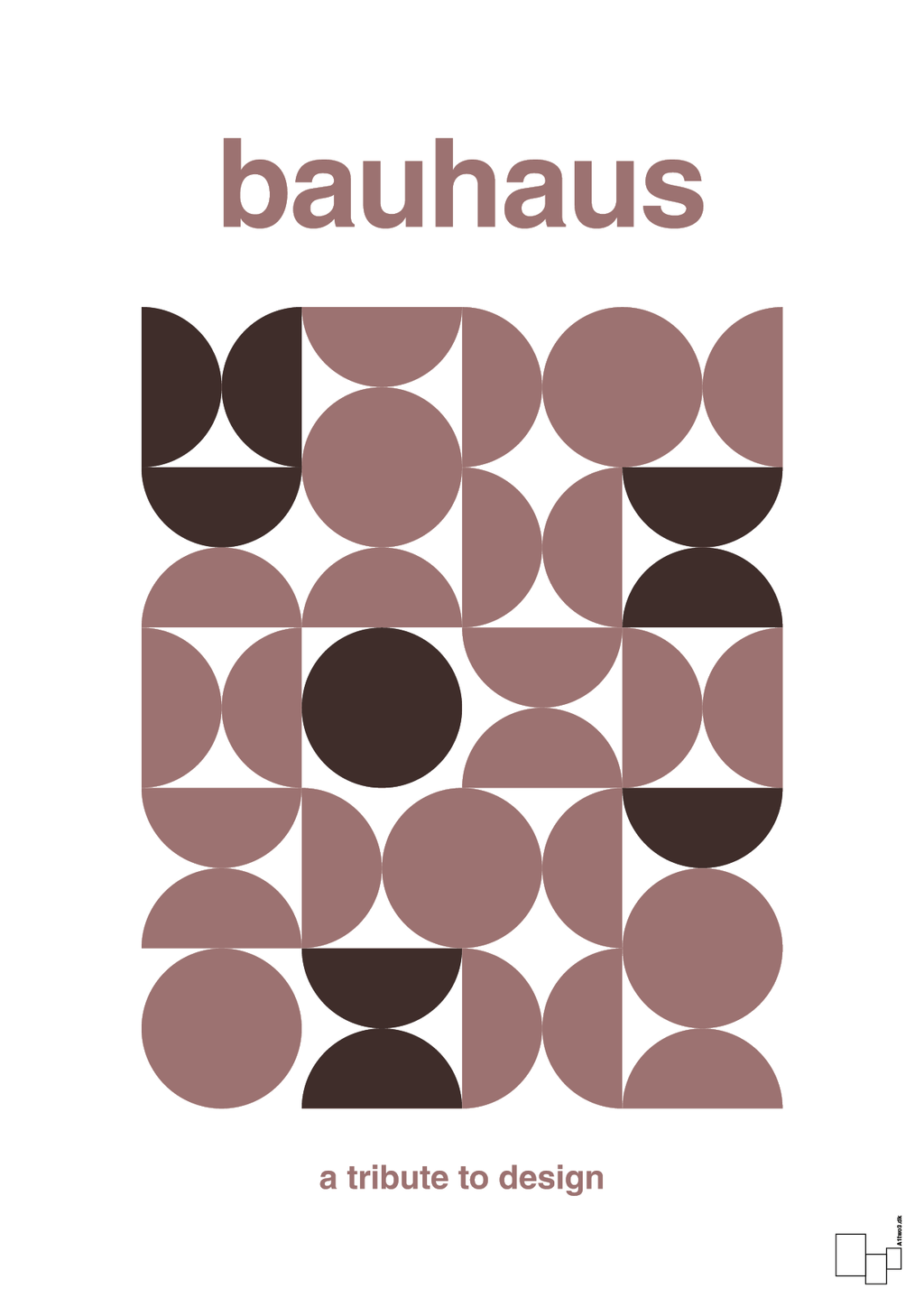 plakat: bauhaus #9 - plum-bauhaus-A1two3