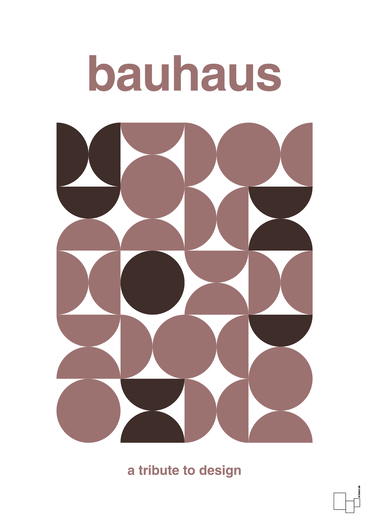 plakat: bauhaus #9 - plum-bauhaus-A1two3