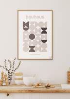 plakat: bauhaus #9 - dark brown-bauhaus-A1two3