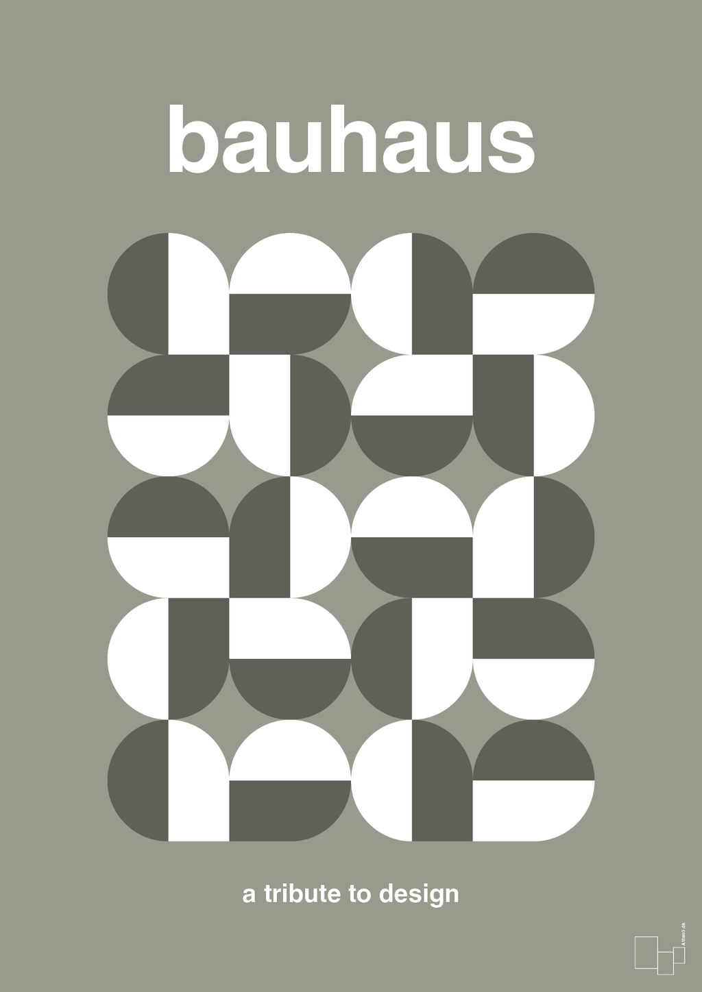 plakat: bauhaus #10 - battleship gray-bauhaus-A1two3