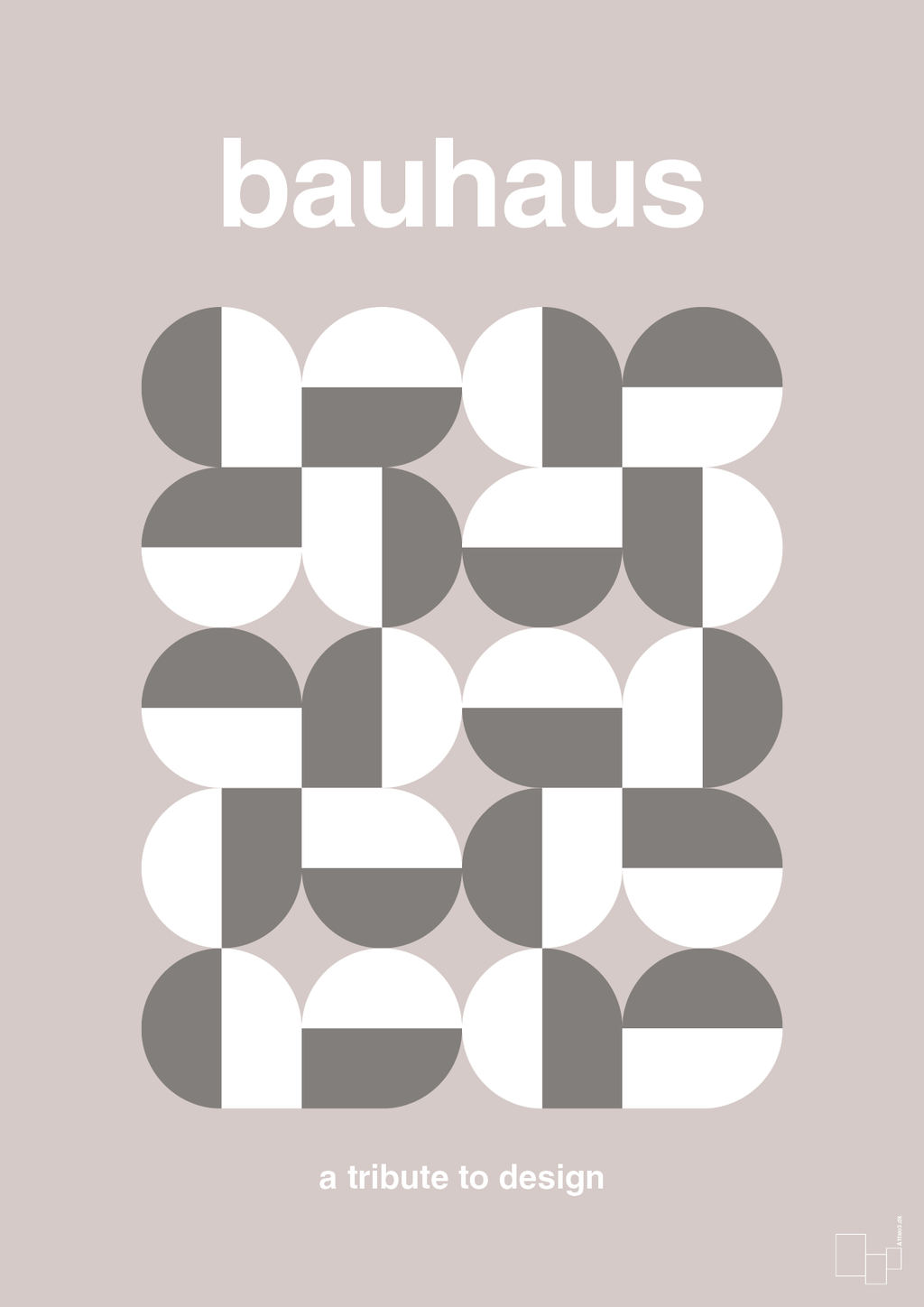 plakat: bauhaus #10 - broken beige-bauhaus-A1two3