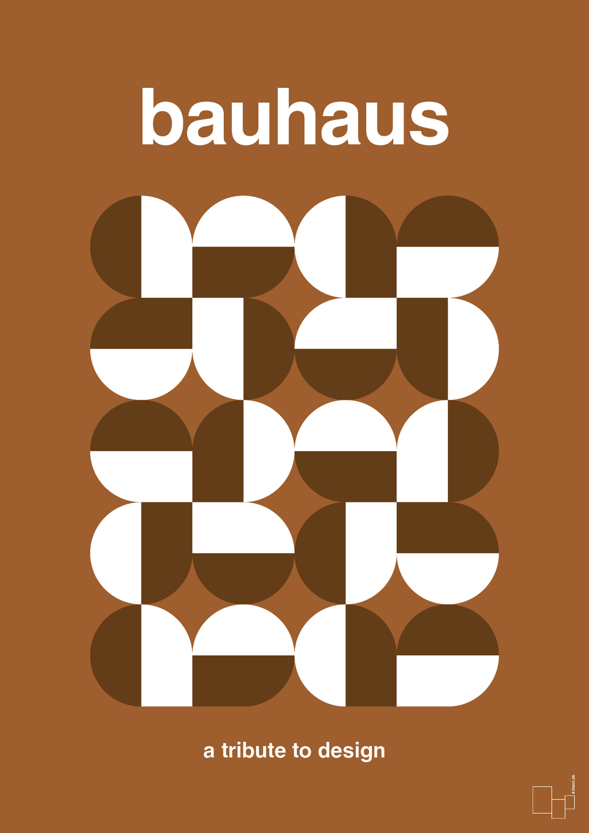 plakat: bauhaus #10 - cognac-bauhaus-A1two3