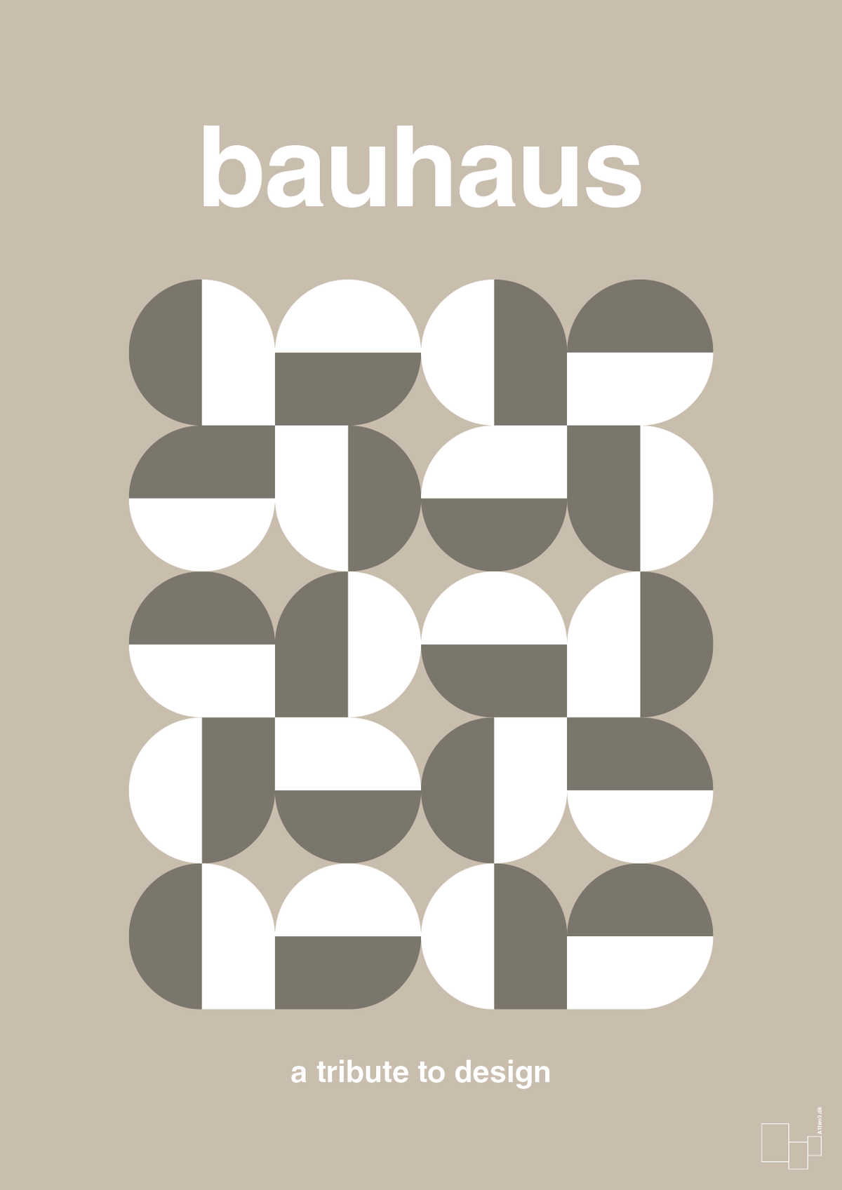 plakat: bauhaus #10 - creamy mushroom-bauhaus-A1two3