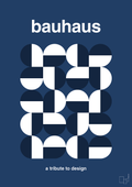 plakat: bauhaus #10 - lapis blue-bauhaus-A1two3