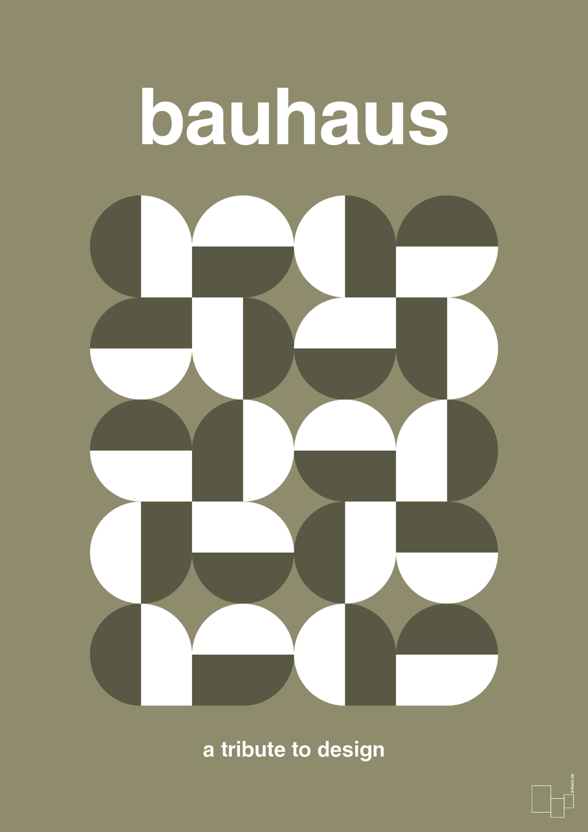 plakat: bauhaus #10 - misty forrest-bauhaus-A1two3