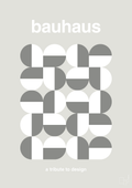 plakat: bauhaus #10 - painters white-bauhaus-A1two3
