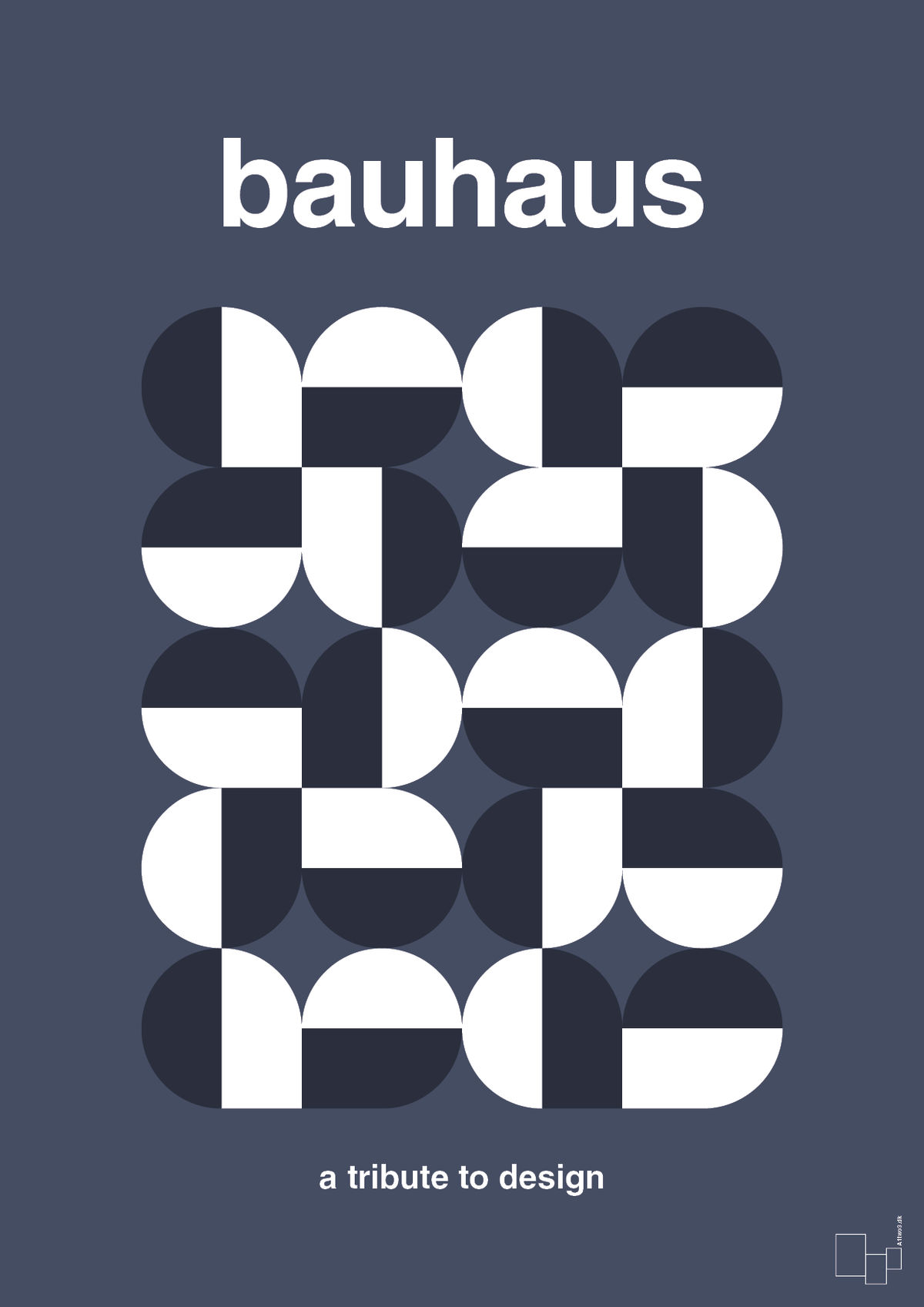plakat: bauhaus #10 - petrol-bauhaus-A1two3