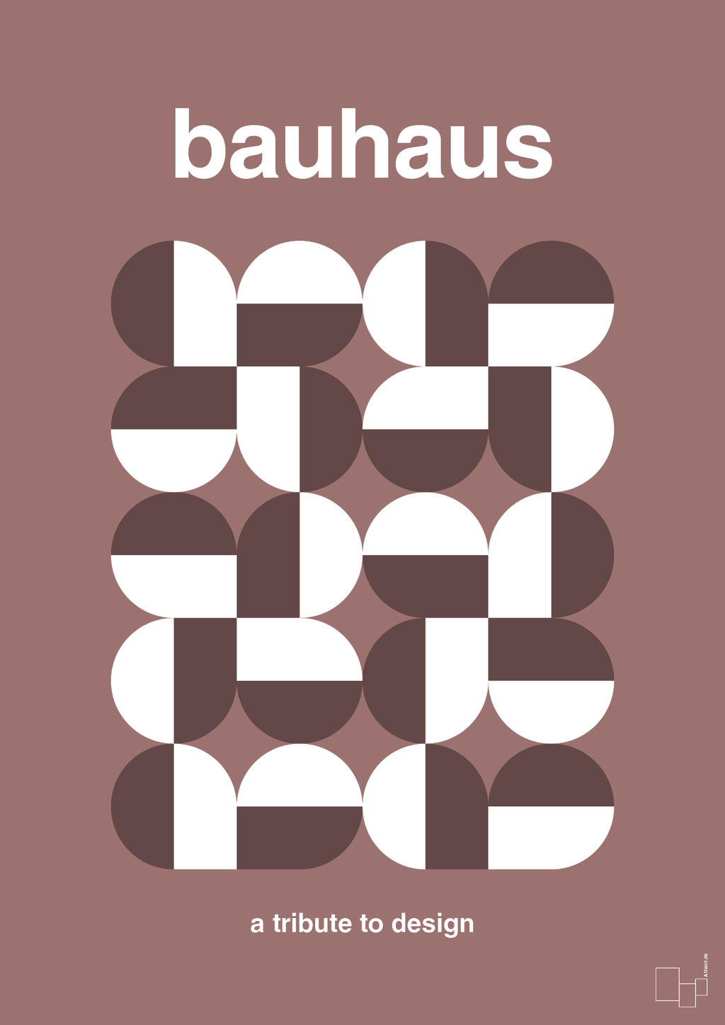 plakat: bauhaus #10 - plum-bauhaus-A1two3