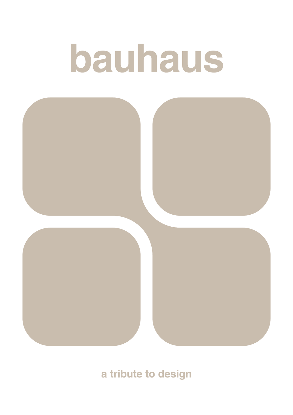plakat: bauhaus #11 - creamy mushroom-bauhaus-A1two3