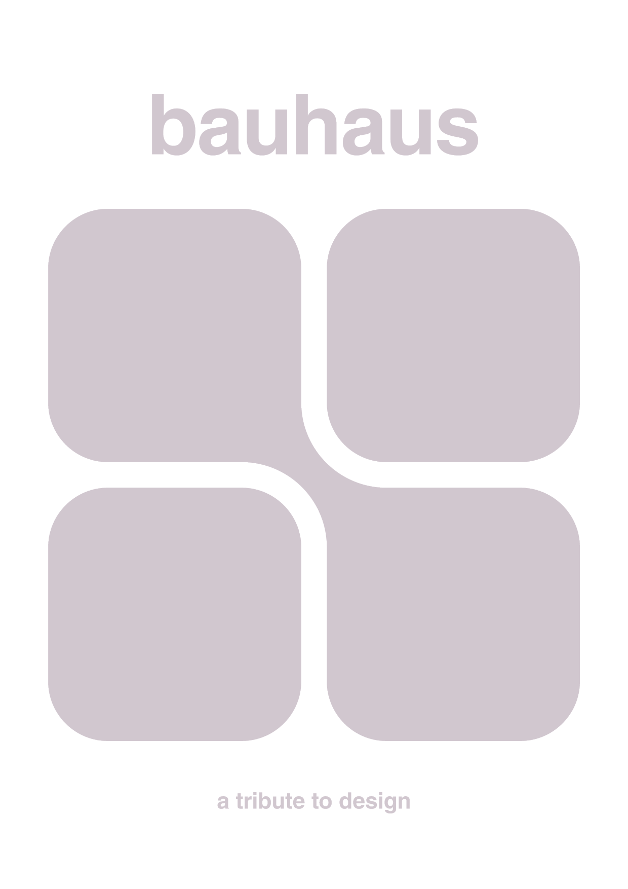 plakat: bauhaus #11 - dusty lilac-bauhaus-A1two3