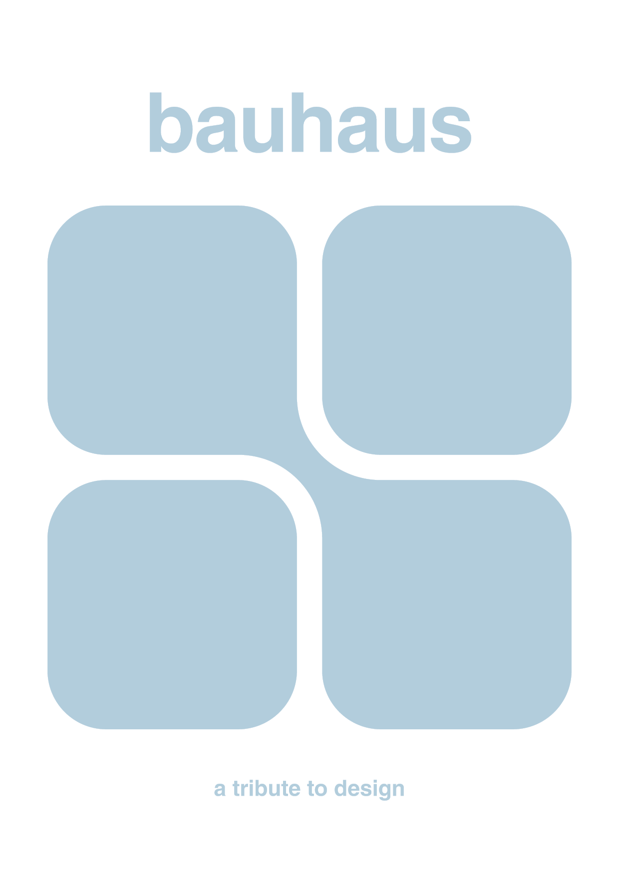plakat: bauhaus #11 - heavenly blue-bauhaus-A1two3