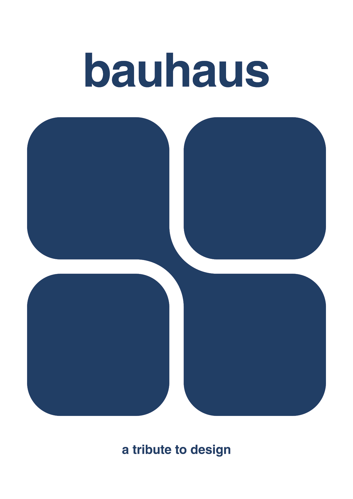 plakat: bauhaus #11 - lapis blue-bauhaus-A1two3