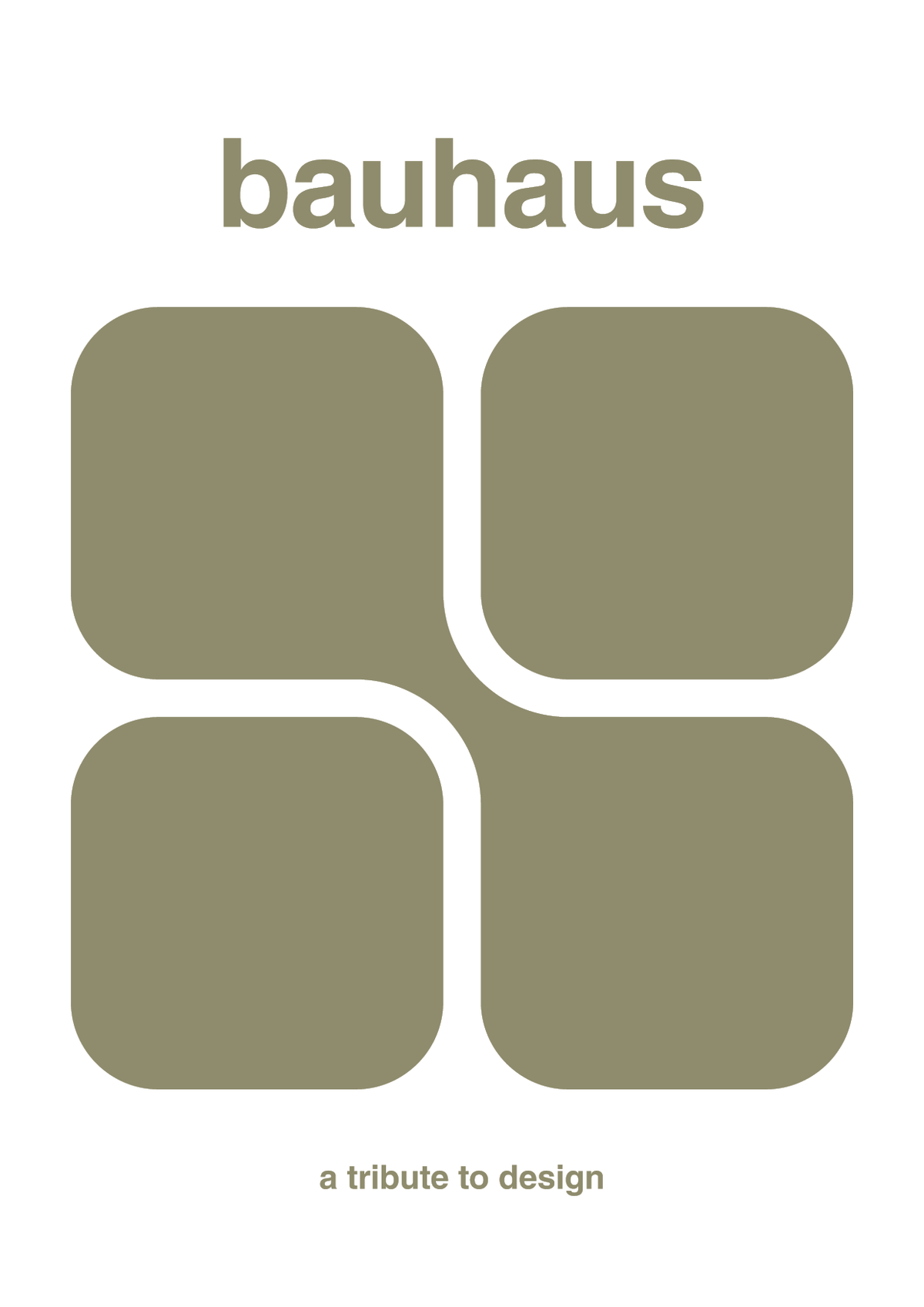 plakat: bauhaus #11 - misty forrest-bauhaus-A1two3