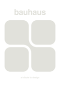 plakat: bauhaus #11 - painters white-bauhaus-A1two3