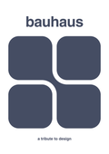 plakat: bauhaus #11 - petrol-bauhaus-A1two3