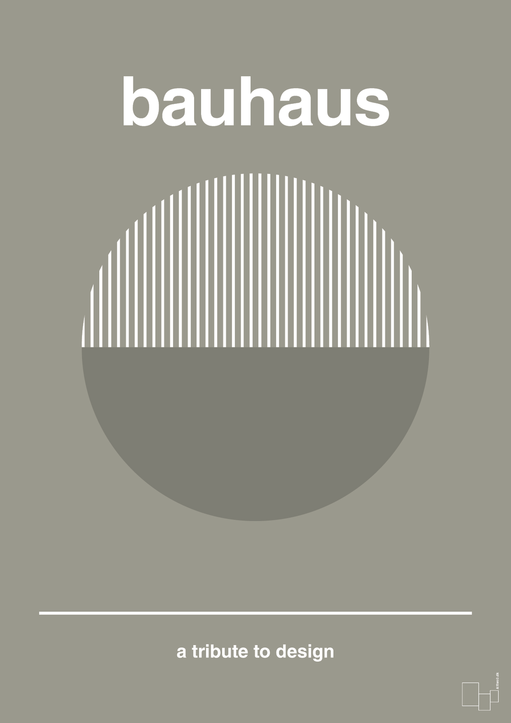 plakat: bauhaus #12 - battleship gray-bauhaus-A1two3