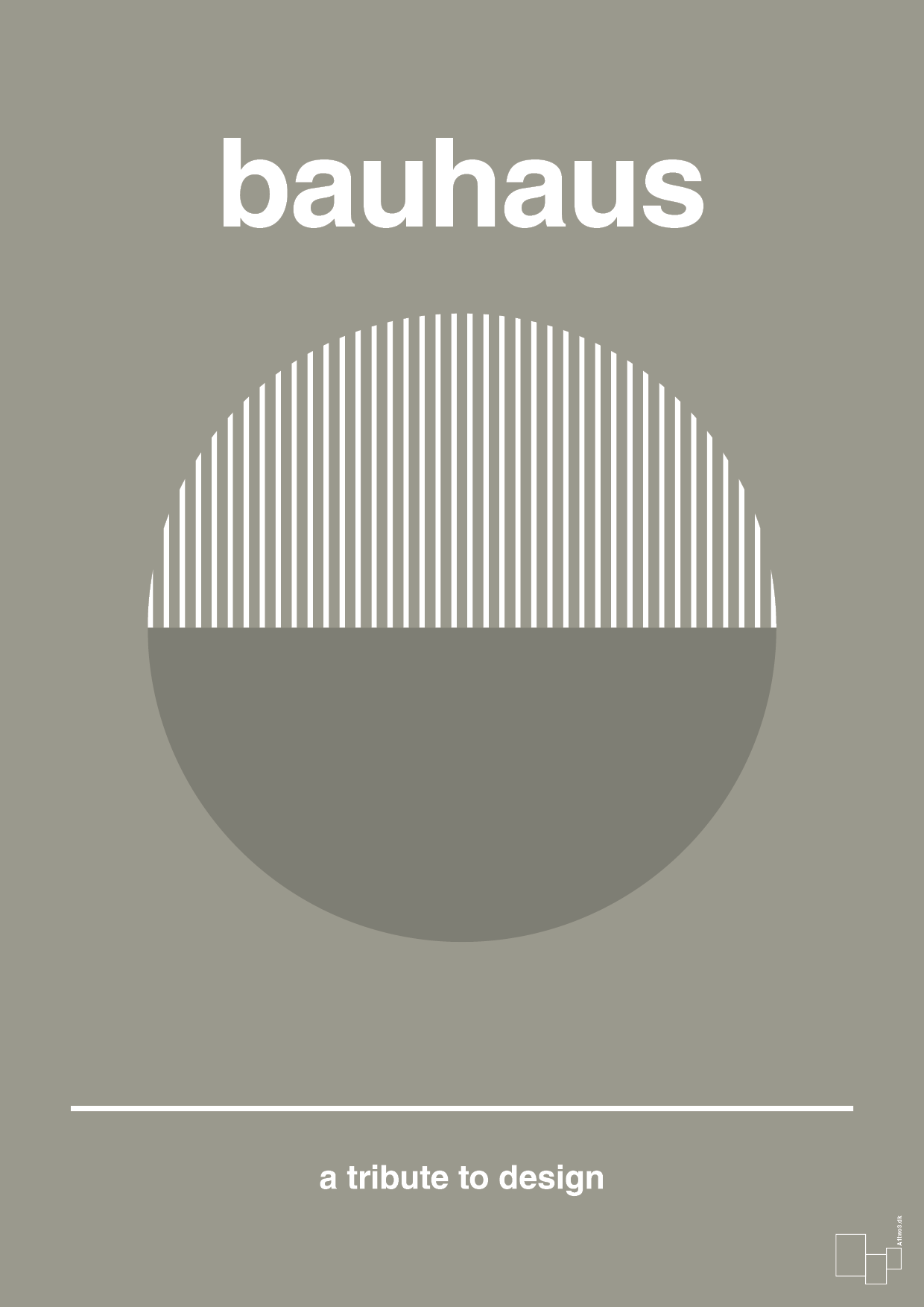 plakat: bauhaus #12 - battleship gray-bauhaus-A1two3
