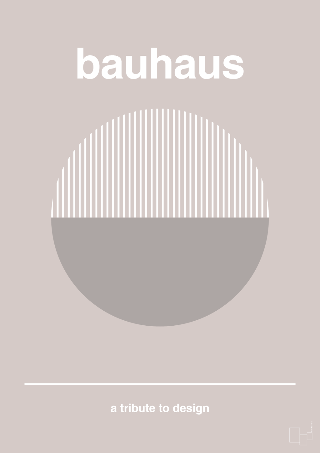 plakat: bauhaus #12 - broken beige-bauhaus-A1two3