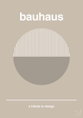 plakat: bauhaus #12 - creamy mushroom-bauhaus-A1two3