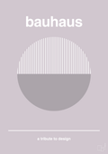 plakat: bauhaus #12 - dusty lilac-bauhaus-A1two3