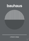 plakat: bauhaus #12 - graphic charcoal-bauhaus-A1two3