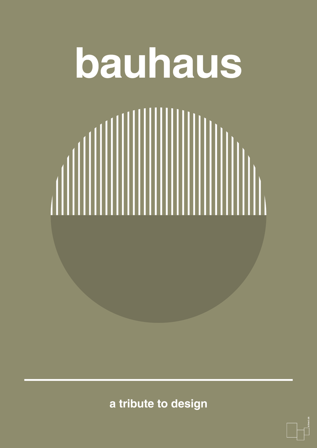 plakat: bauhaus #12 - misty forrest-bauhaus-A1two3