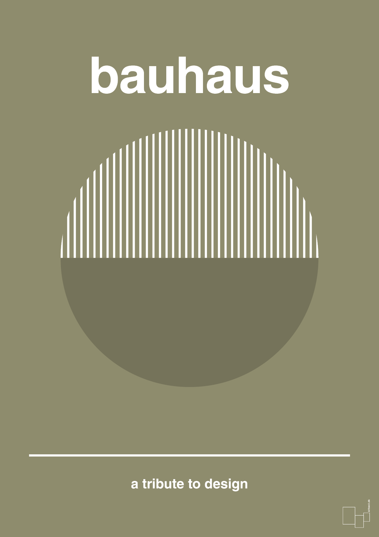 plakat: bauhaus #12 - misty forrest-bauhaus-A1two3
