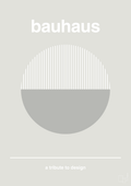 plakat: bauhaus #12 - painters white-bauhaus-A1two3