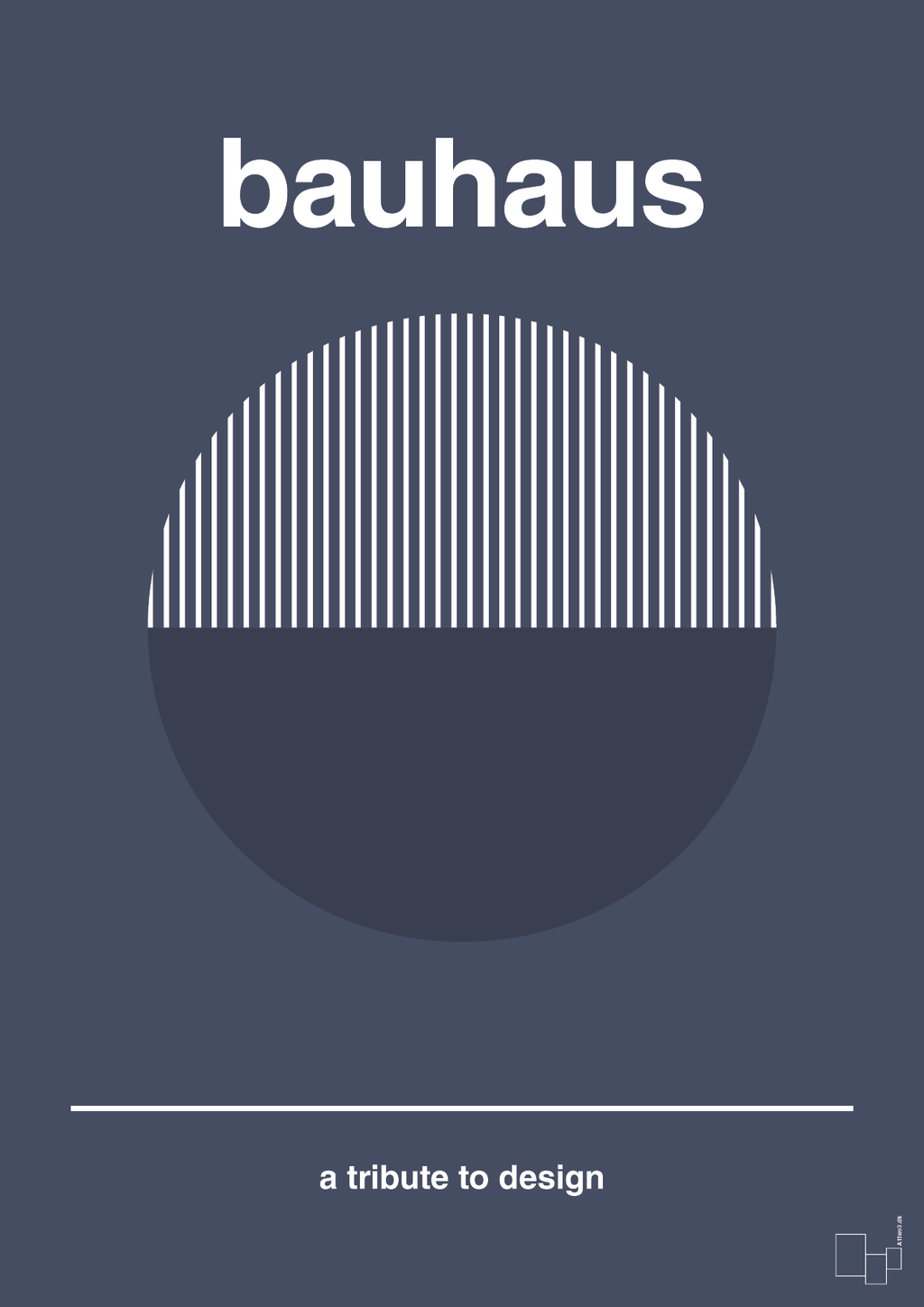plakat: bauhaus #12 - petrol-bauhaus-A1two3