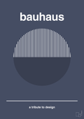 plakat: bauhaus #12 - petrol-bauhaus-A1two3