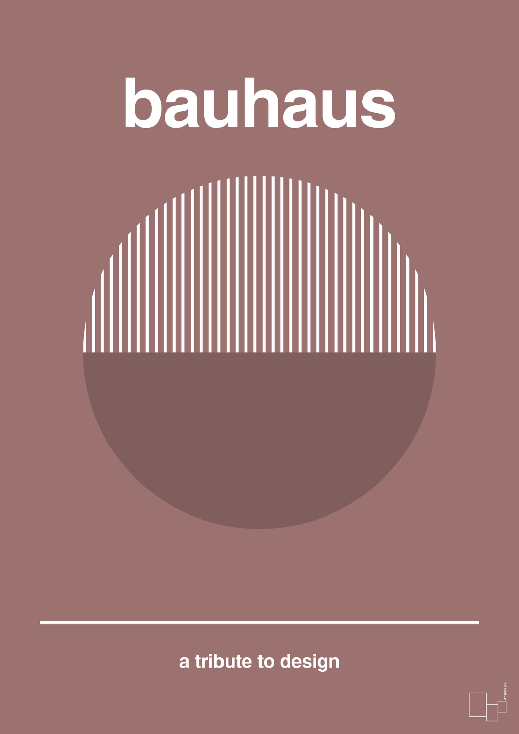 plakat: bauhaus #12 - plum-bauhaus-A1two3