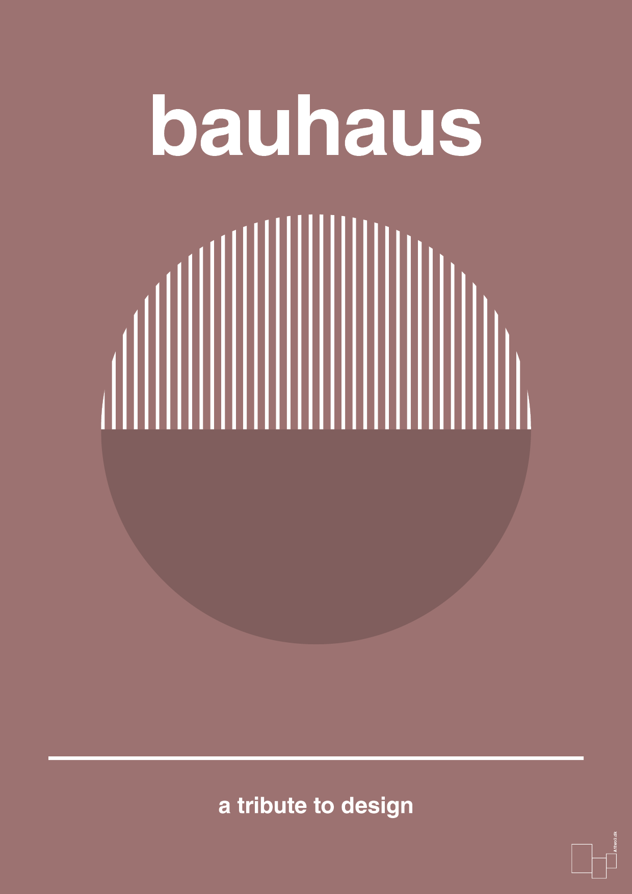 plakat: bauhaus #12 - plum-bauhaus-A1two3