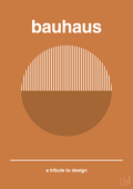 plakat: bauhaus #12 - rumba orange-bauhaus-A1two3