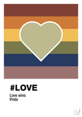 plakat: love - back to nature-LGBTQ-A1two3