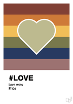 plakat: love - back to nature-LGBTQ-A1two3